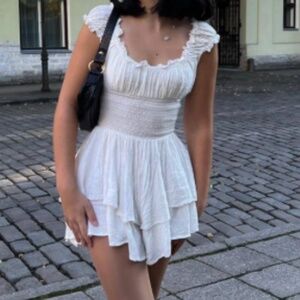 Princess Polly Love Galore Romper White